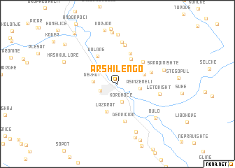 map of Arshi-Lëngo