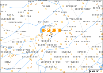 map of Arshuāna