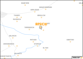 map of Arsichi