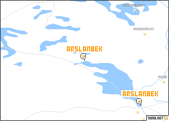 map of (( Arslanbek ))