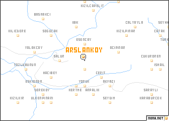map of Arslanköy