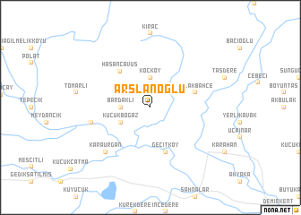 map of Arslanoğlu