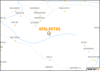 map of Arslantaş