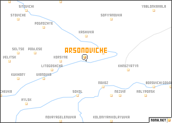 map of Arsonoviche