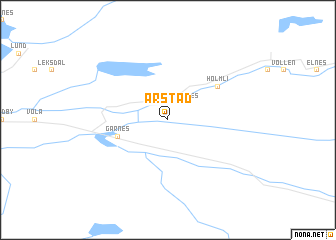 map of Årstad