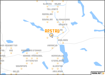 map of Årstad