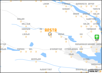 map of Ärsta