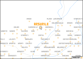 map of Arsurile