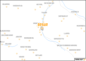 map of Arsūr
