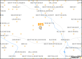 map of Ars