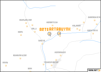 map of Artabuynkʼ