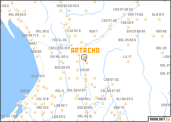 map of Artacho