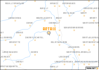 map of Artaix