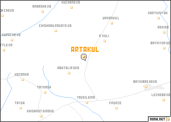 map of Artakul\