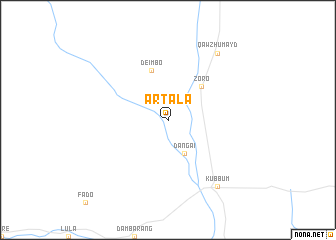 map of Artala