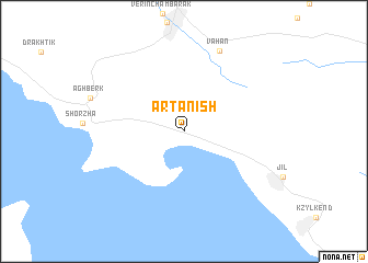 map of Artanish