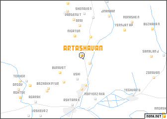map of Artashavan