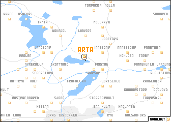 map of Arta