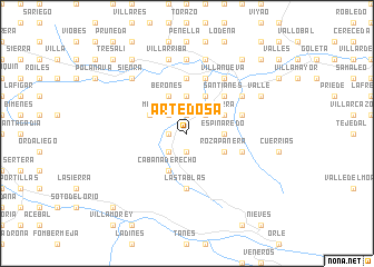 map of Artedosa