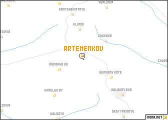 map of Artëmenkov