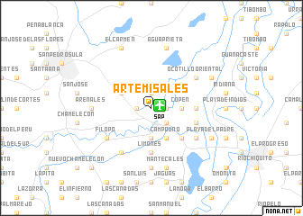 map of Artemisales