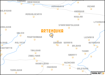 map of Artëmovka