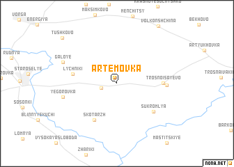 map of Artëmovka