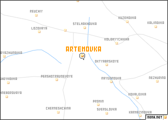 map of Artëmovka