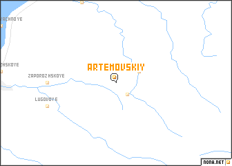 map of Artëmovskiy