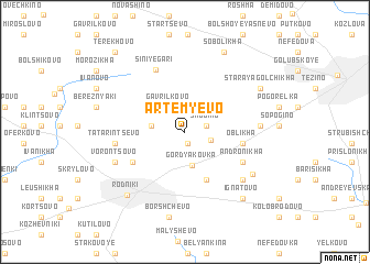 map of Artem\