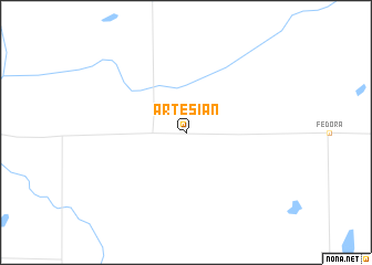 map of Artesian