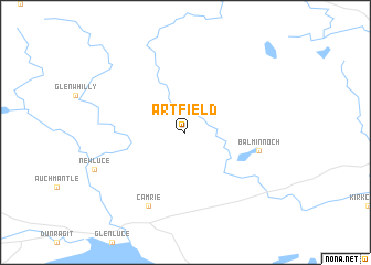 map of Artfield