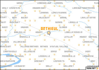 map of Arthieul