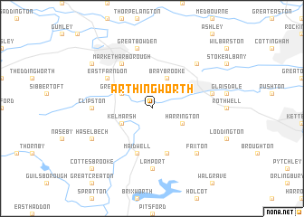 map of Arthingworth