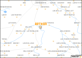 map of Arthon