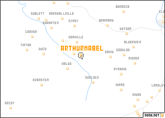 map of Arthurmabel