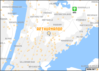 map of Arthur Manor