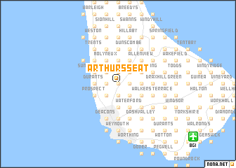 map of Arthurs Seat