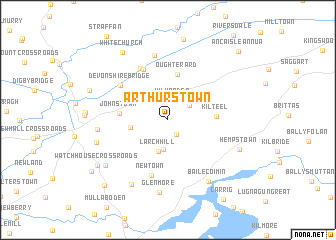 map of Arthurstown