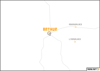 map of Arthur