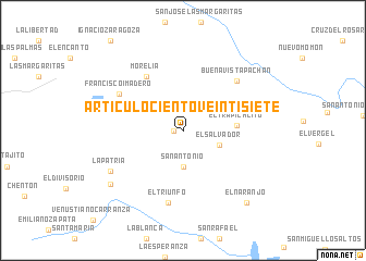 map of Artículo Ciento Veintisiete