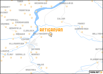 map of Artigarvan