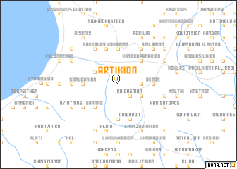 map of Artíkion