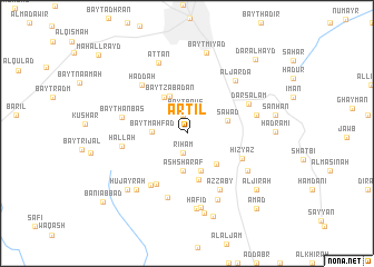 map of Artil