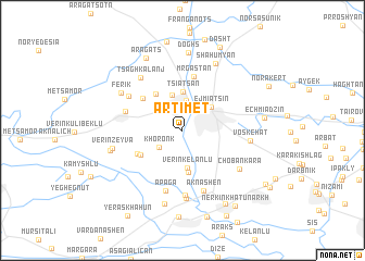 map of Artimet