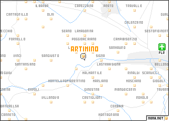 map of Artimino