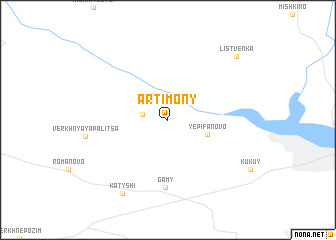 map of Artimony