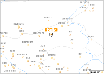 map of Artish