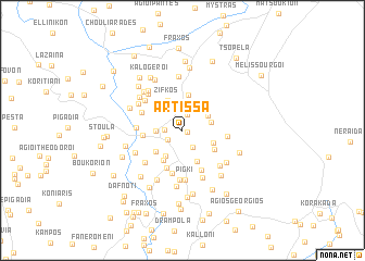 map of Ártissa