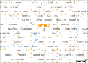 map of Artolz